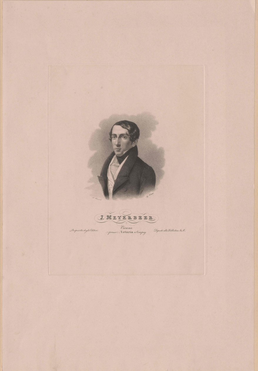 Giacomo Meyerbeer von Artist Unknown