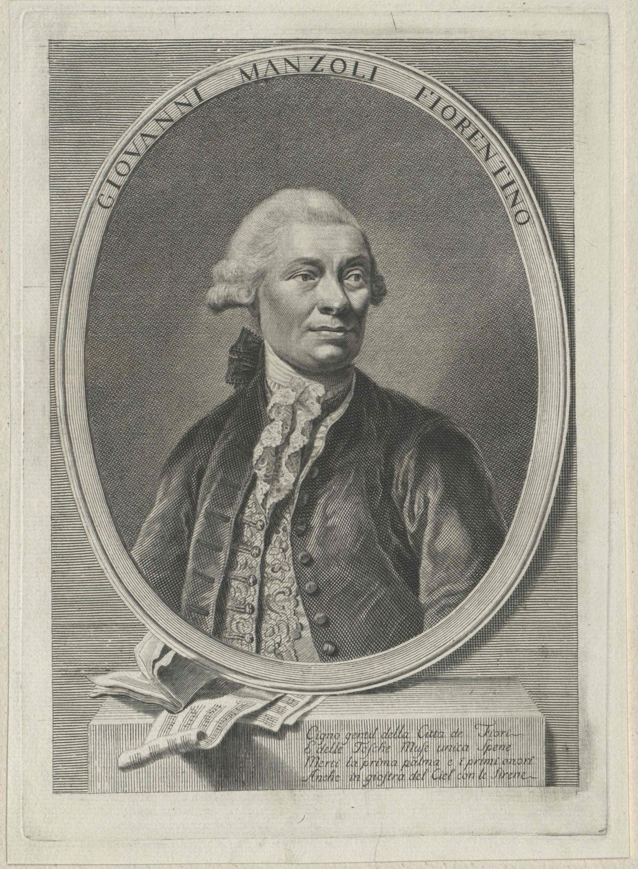 Giovanni Manzuoli (Druck) von Artist Unknown