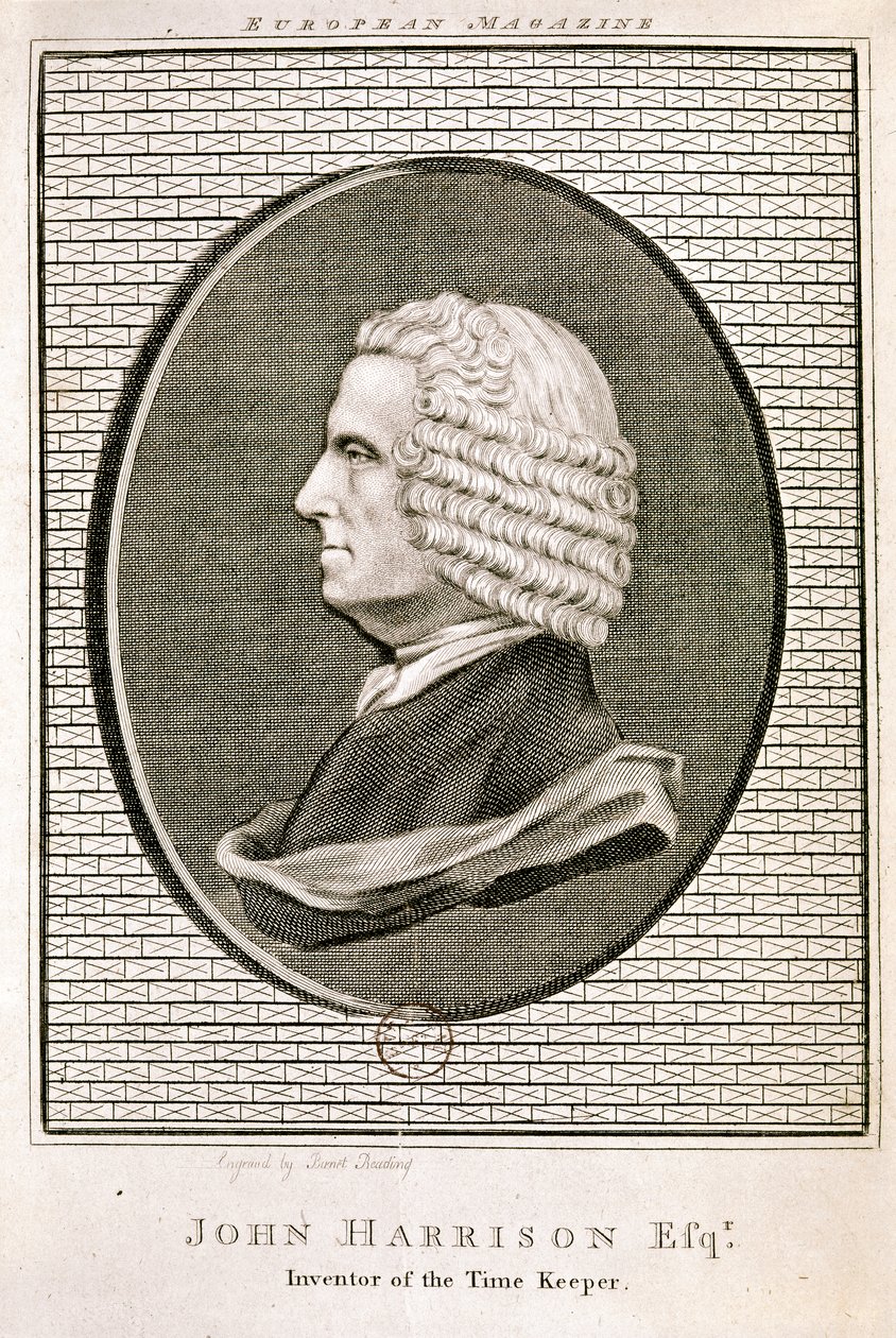 Porträt von John Harrison von Artist Unknown