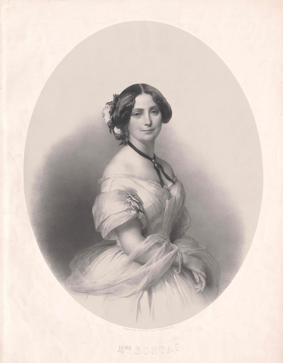Henriette Gertrude Walpurgis Sontag von Artist Unknown