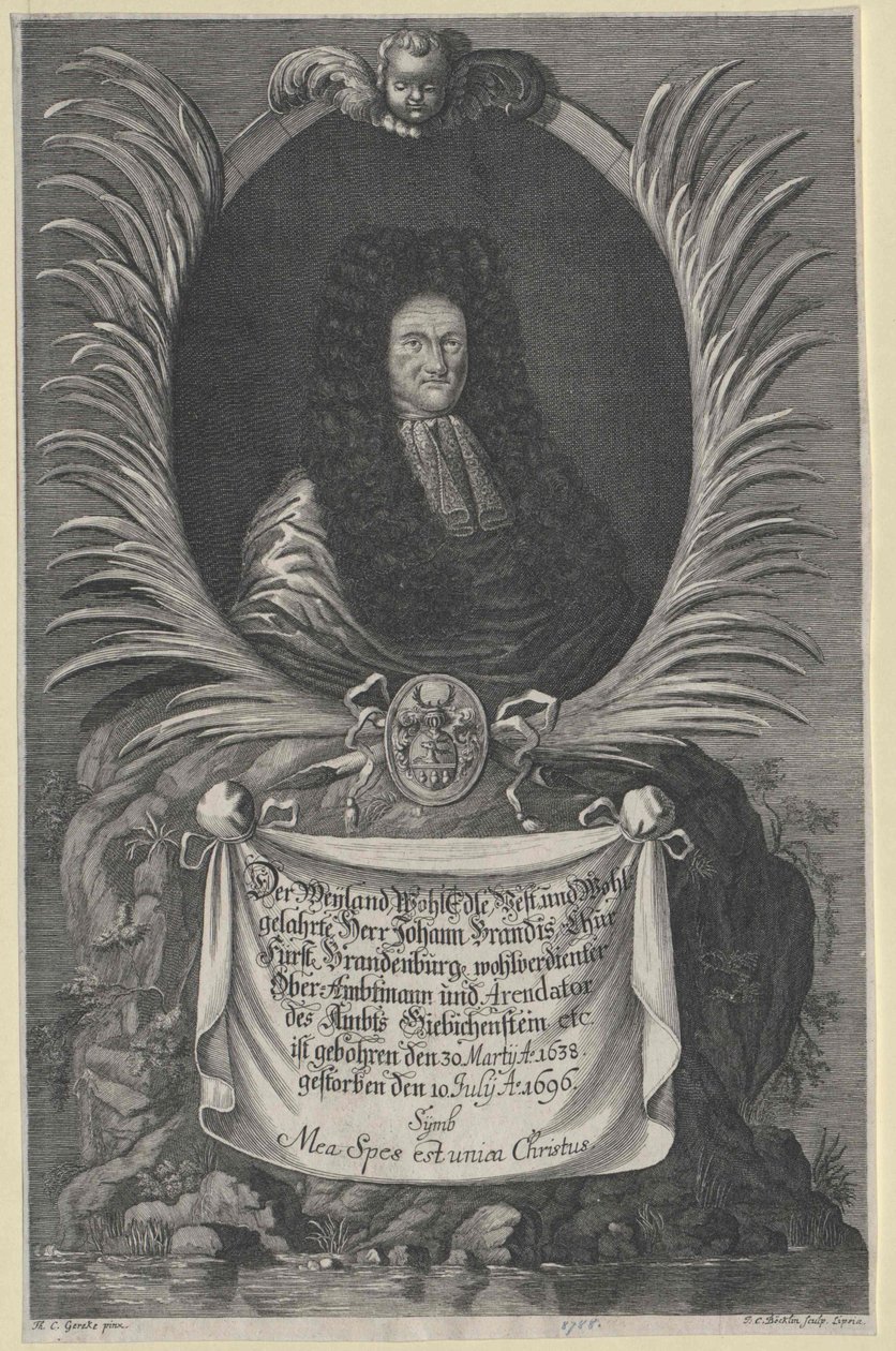 Johann Brandis (Druck) von Artist Unknown