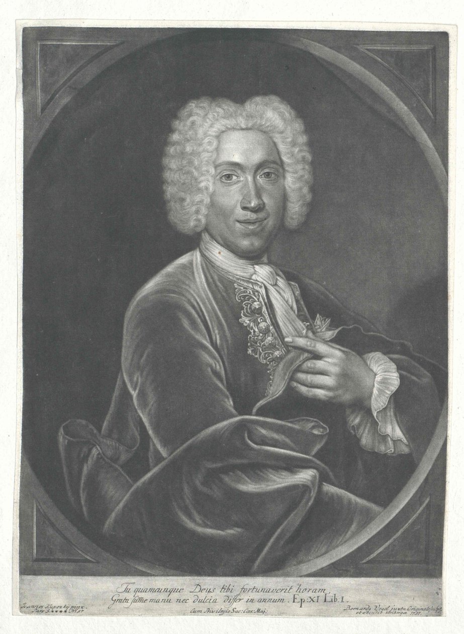Johann Friedrich Baron Bachoff von Lebhaft von Artist Unknown