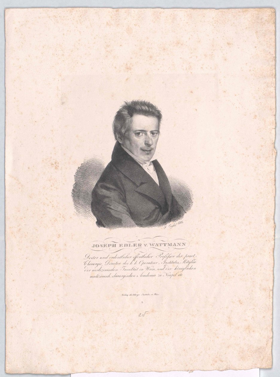 Joseph Baron Wattmann-Maelcamp-Beaulieu (Druck) von Artist Unknown