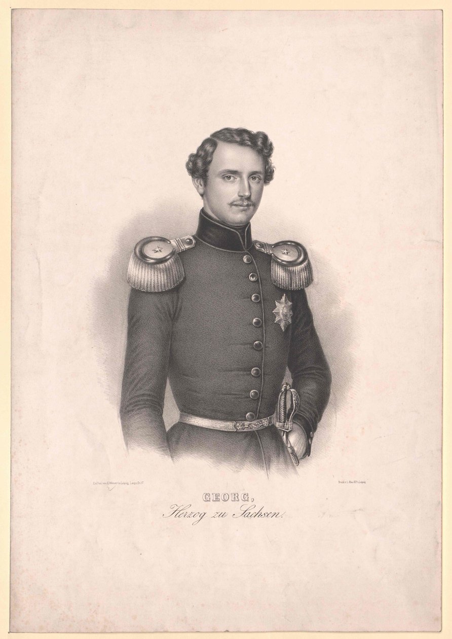 König von Sachsen Georg von Artist Unknown