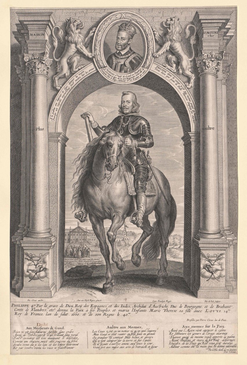 König von Spanien Philipp IV von Artist Unknown