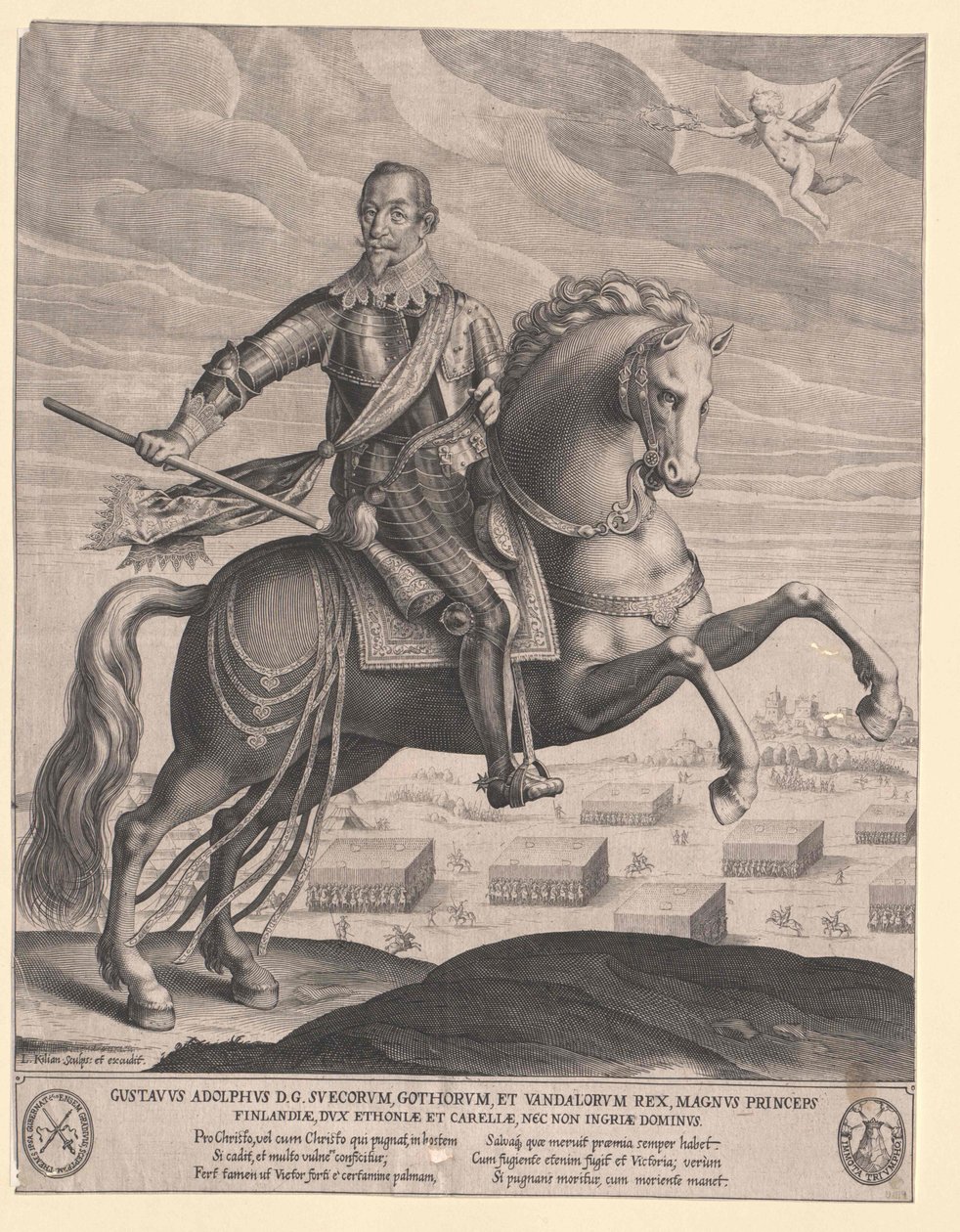 König von Schweden Gustav Adolf von Schweden von Artist Unknown
