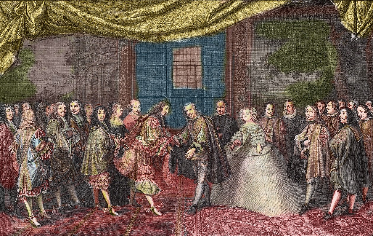 Frieden der Pyrenäen 1659 von Artist Unknown