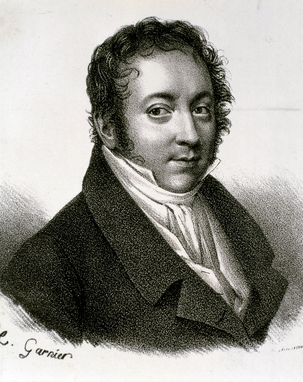 Porträt von Gioachino Antonio Rossini von Artist Unknown