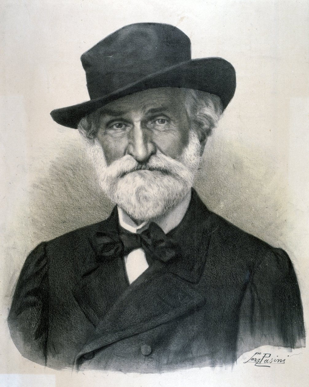 Porträt von Giuseppe Fortunino Francesco Verdi von Artist Unknown