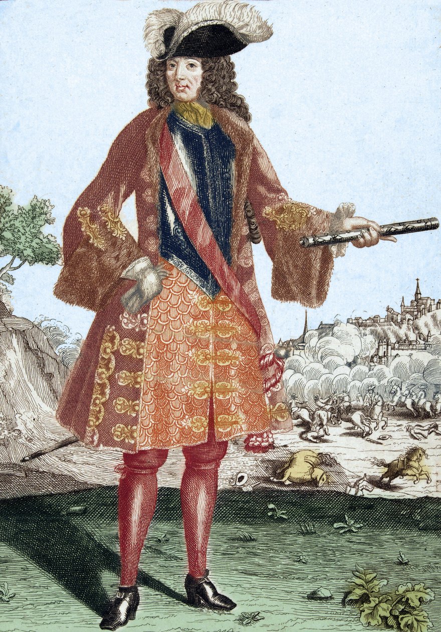 Porträt von Marschall François de Neufville, Herzog von Villeroy von Artist Unknown