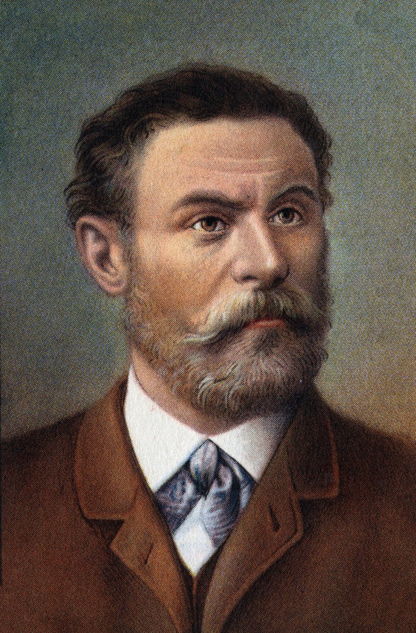 Porträt von Otto Lilienthal, deutscher Ingenieur von Artist Unknown