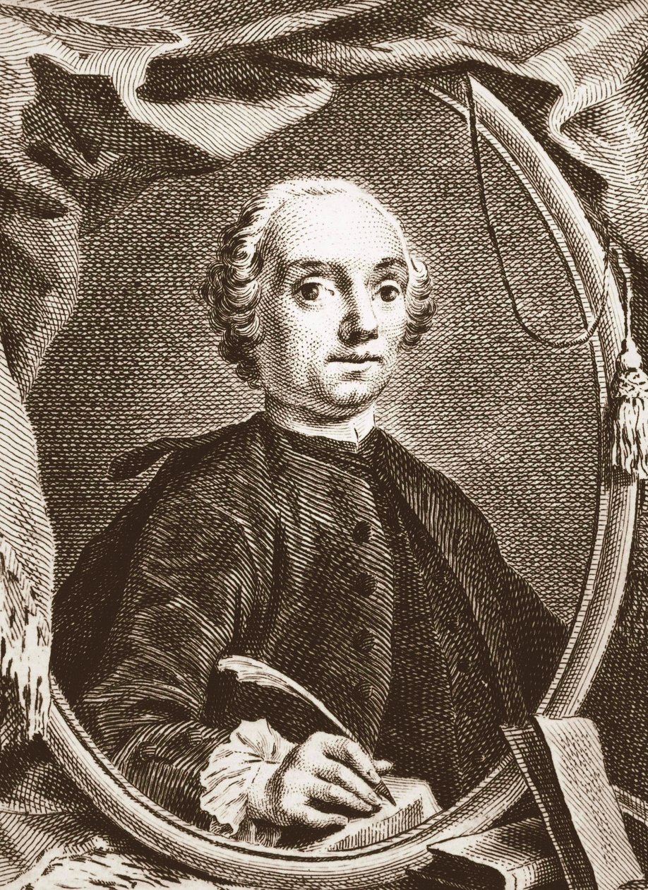 Porträt von Pietro Chiari, italienischer Dramatiker, Romanautor und Librettist von Artist Unknown