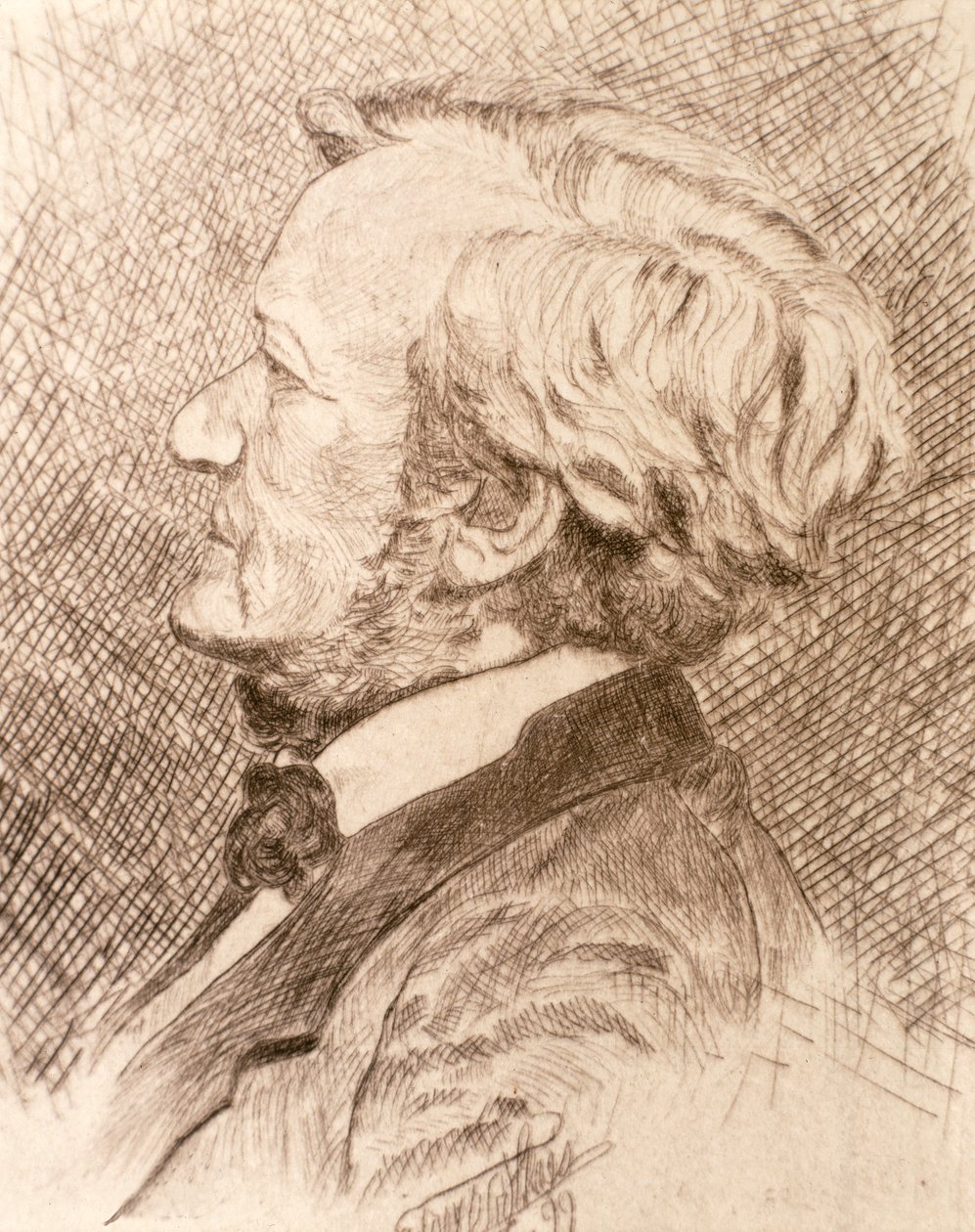 Porträt von Wilhelm Richard Wagner von Artist Unknown