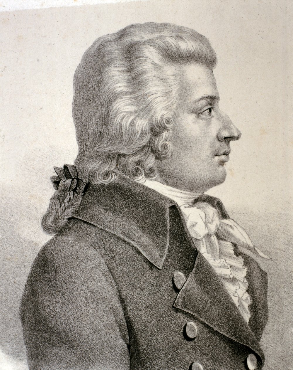 Porträt von Wolfgang Amadeus Mozart von Artist Unknown