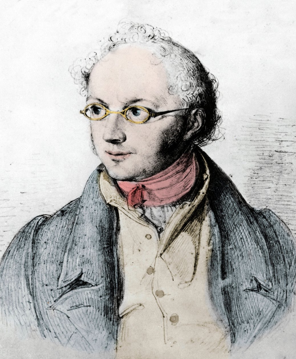 Porträt des deutschen Bankiers Abraham Mendelssohn Bartholdy (Gravur) von Artist Unknown