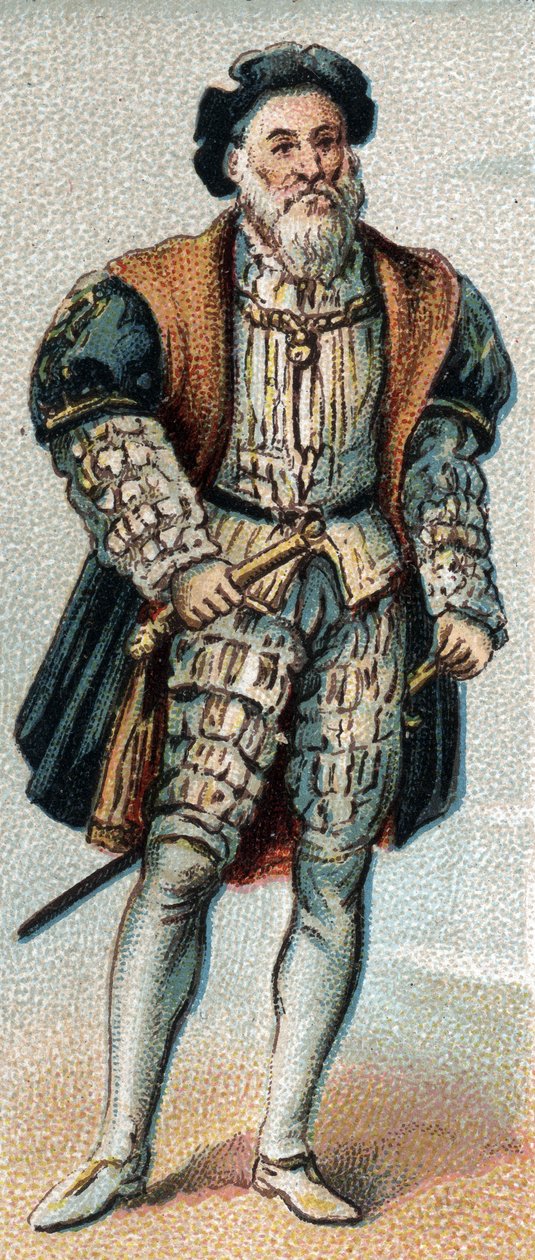 Portugiesischer Entdecker Vasco da Gama von Artist Unknown