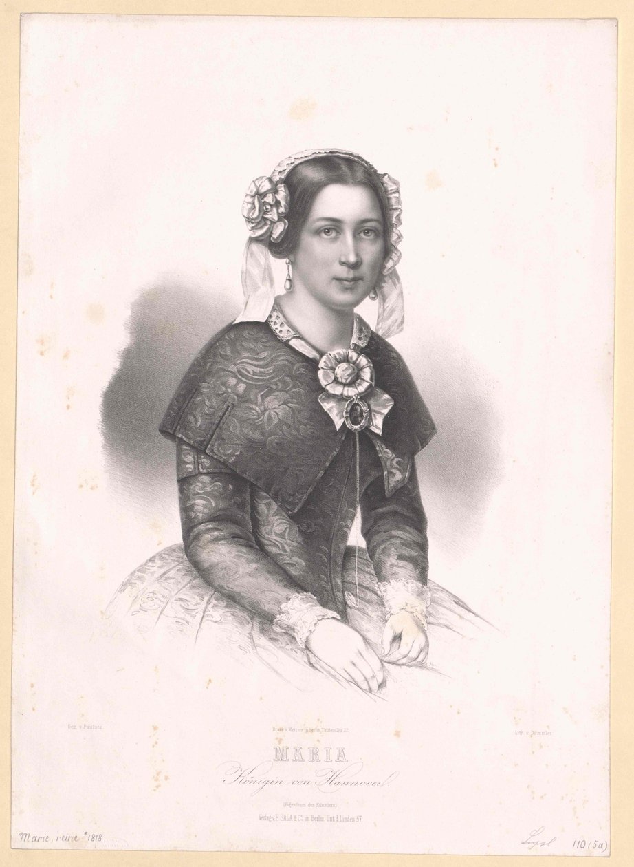 Prinzessin von Sachsen-Altenburg Marie von Artist Unknown