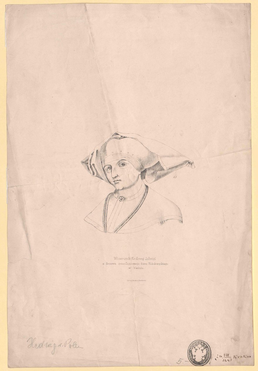 Königin von Polen Jadwiga von Artist Unknown