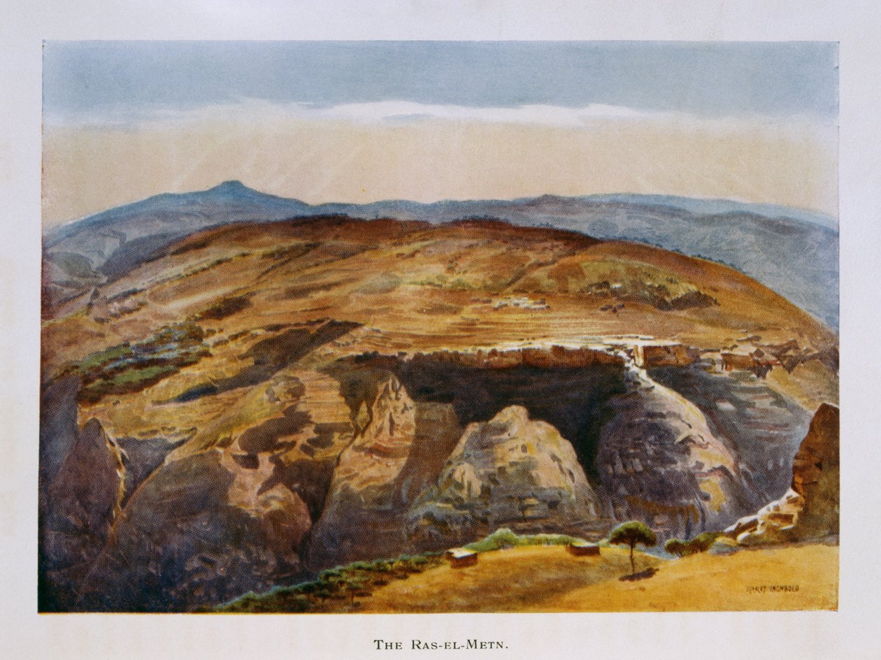 Ras el-Matn Grotte, im Libanon von Artist Unknown