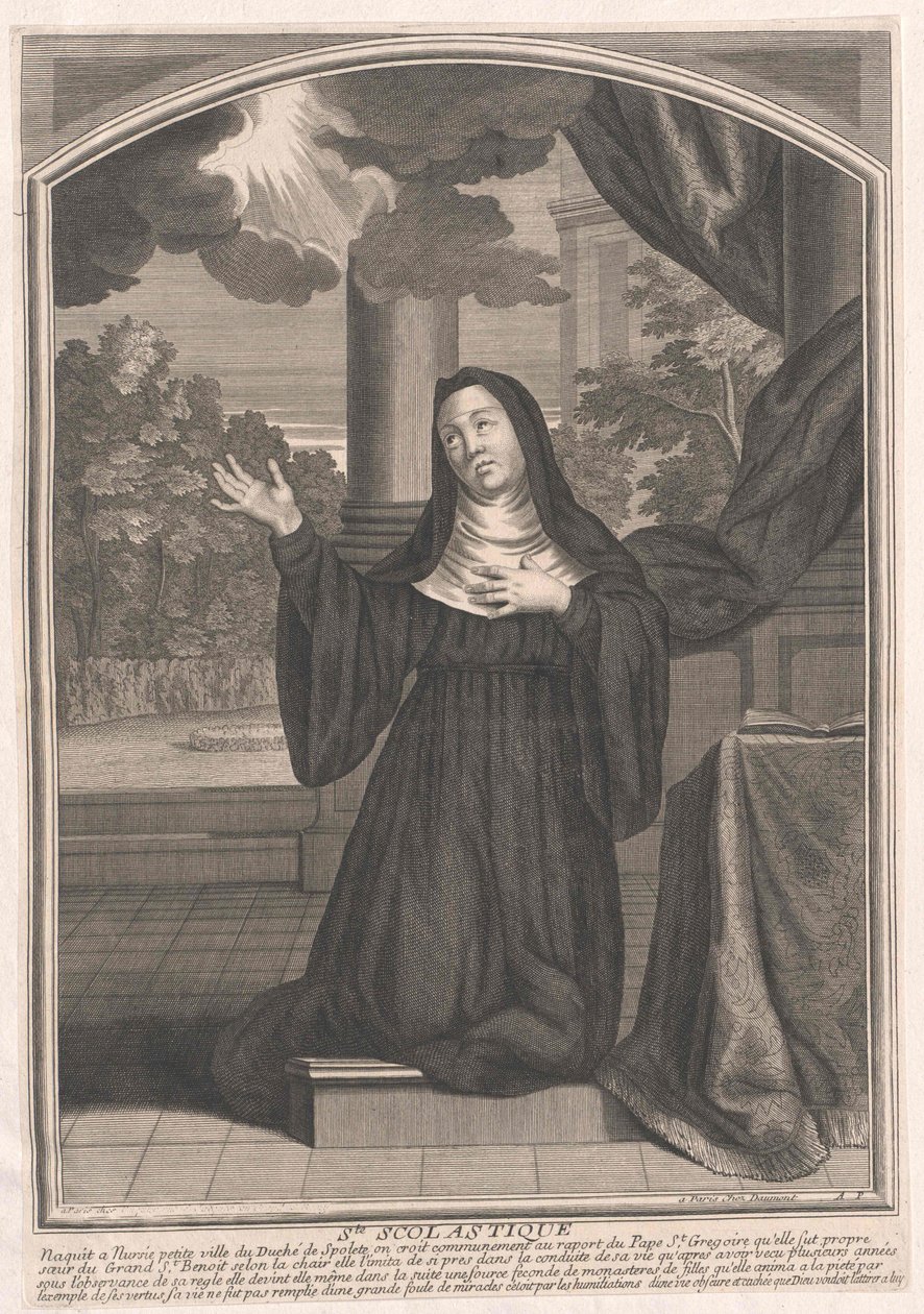 Heilige Scholastika von Artist Unknown
