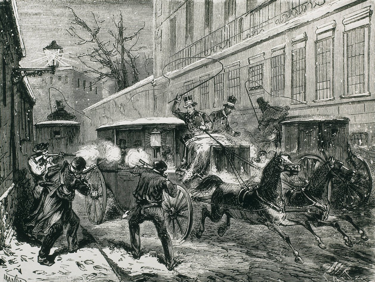 Spanien (1870). Ermordung von General Prim (Madrid, 27. Dezember) von Artist Unknown
