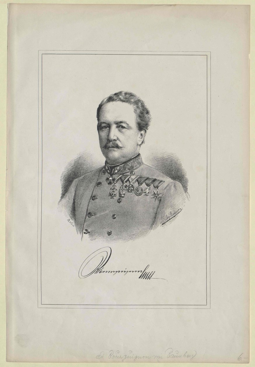 Stanislaus Baron Bourguignon-Baumberg von Artist Unknown