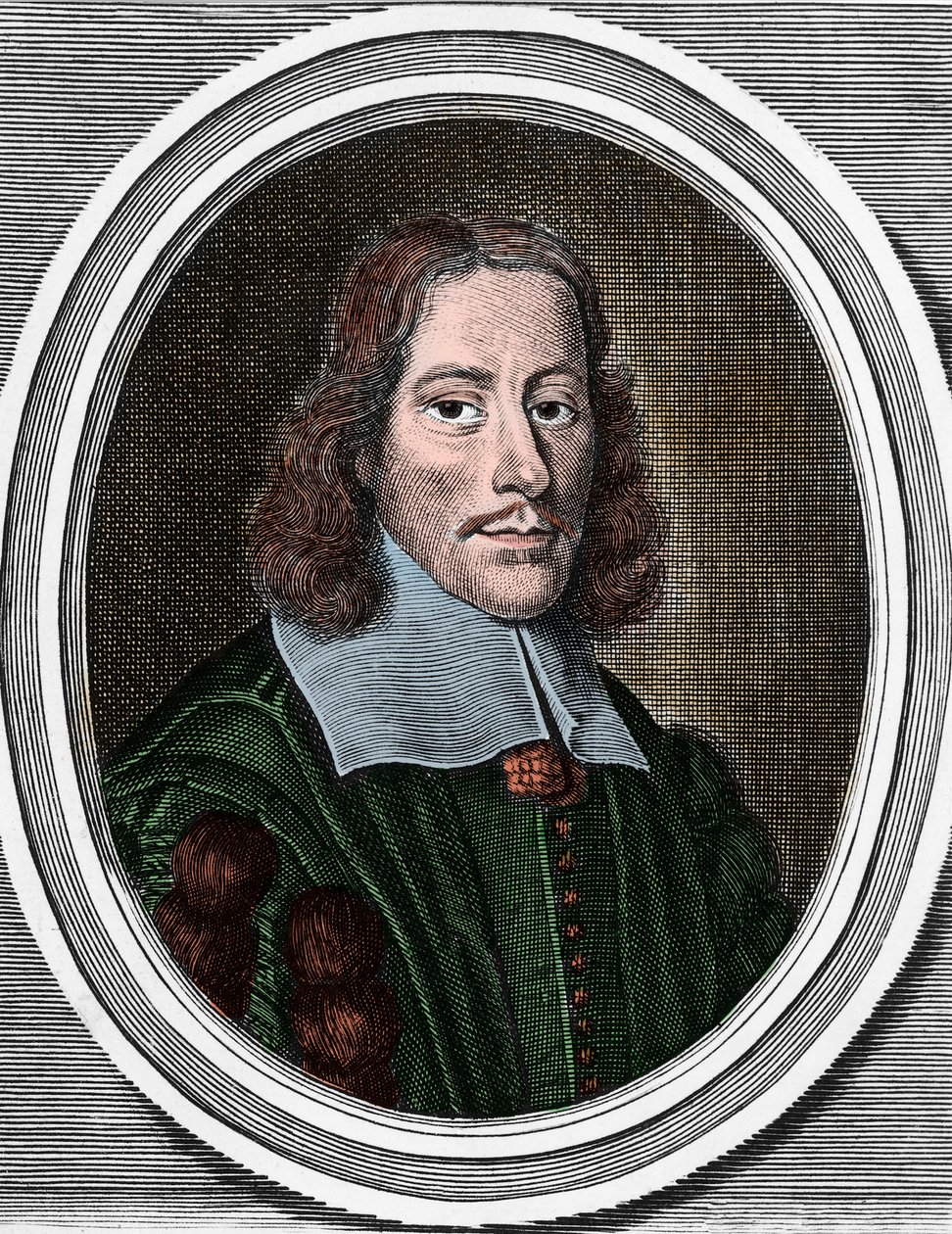 THOMAS WILLIS, englischer Anatom und Arzt, Gravur von George Vertue von Artist Unknown