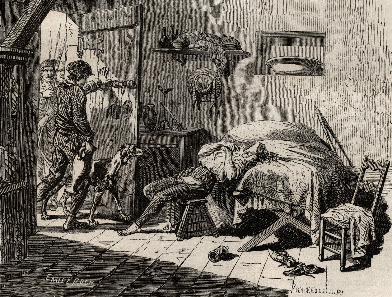 Der Tod von Condorcet im Gefängnis am 28. März von Artist Unknown