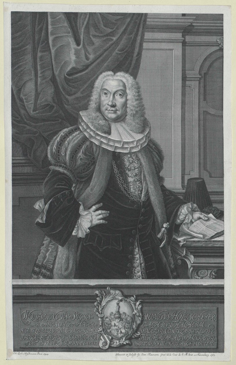 Wolfgang Sigismund Holzschuher von Artist Unknown
