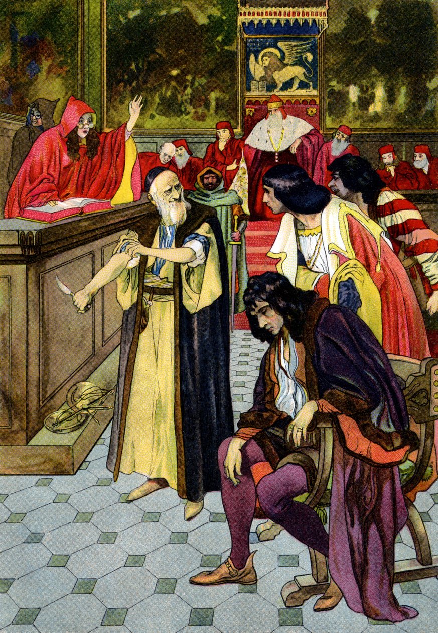 Der Kaufmann von Venedig von Artus Scheiner: Kunstdruck