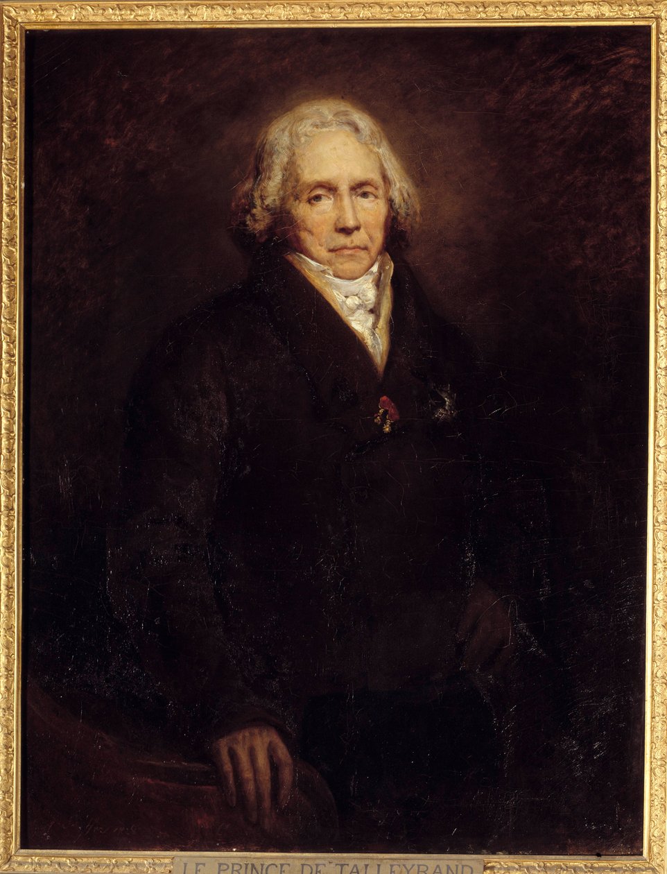 Porträt des französischen Politikers Charles Maurice de Talleyrand Perigord von Ary Scheffer
