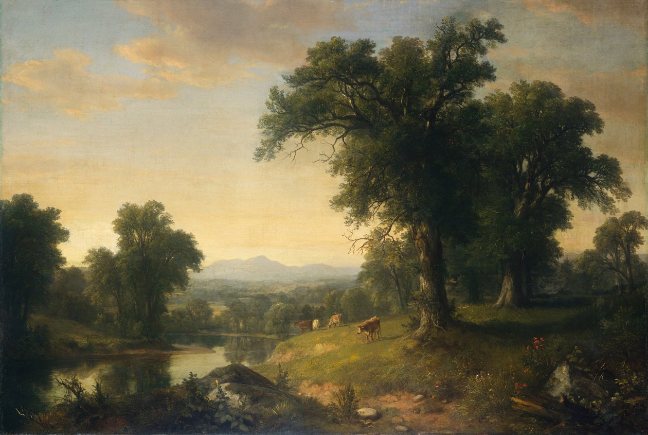 Eine pastorale Szene von Asher Brown Durand