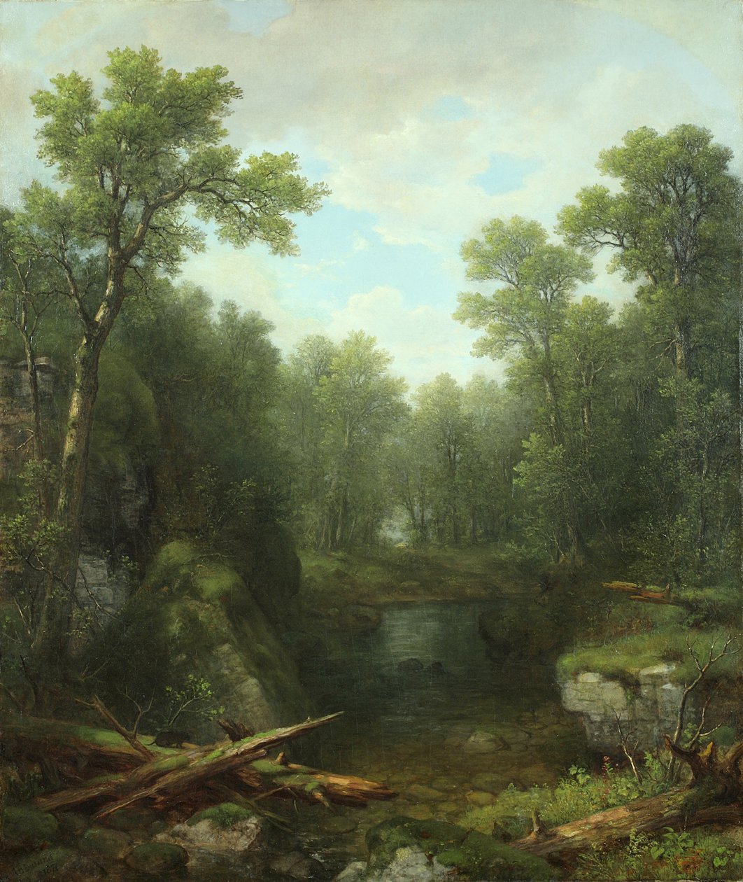 Chapel Pond Brook, Keene Flats, Adirondack Mountains, New York, 1871 von Asher Brown Durand
