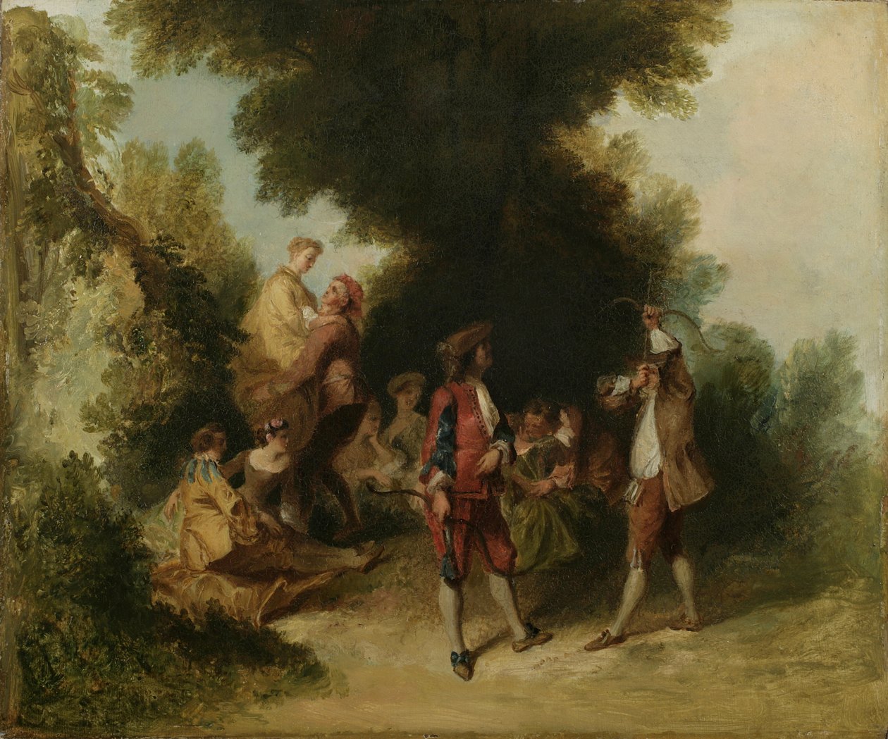 Männlichkeit, nach Nicholas Lancret, 1840 von Asher Brown Durand