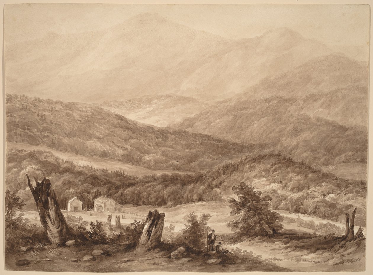 Weiße Berge (?) von Asher Brown Durand
