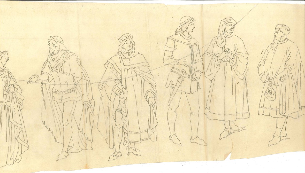 Entwurf für verschiedene Figuren von Atelier Cuypers Stoltzenberg