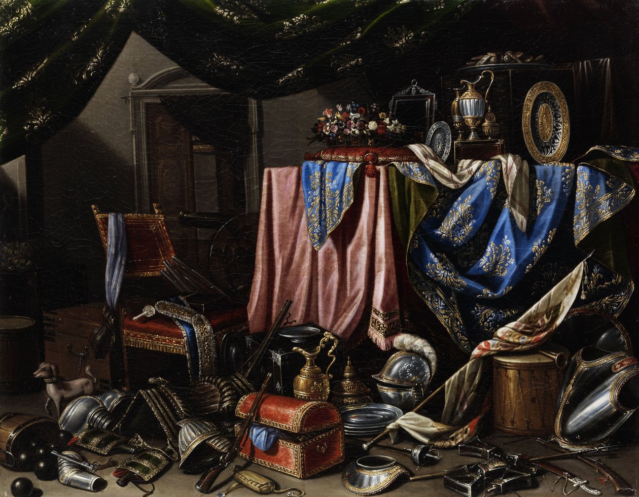 Prunkstillleben von Attributed to Carlo Manier
