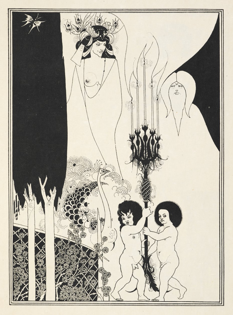 Illustration für Salome von Oscar Wilde von Aubrey (after) Beardsley