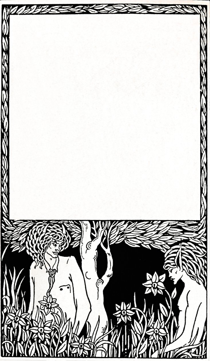 Entwurf für Titelseite von Pagan Papers, 1893, 1914 von Aubrey Beardsley