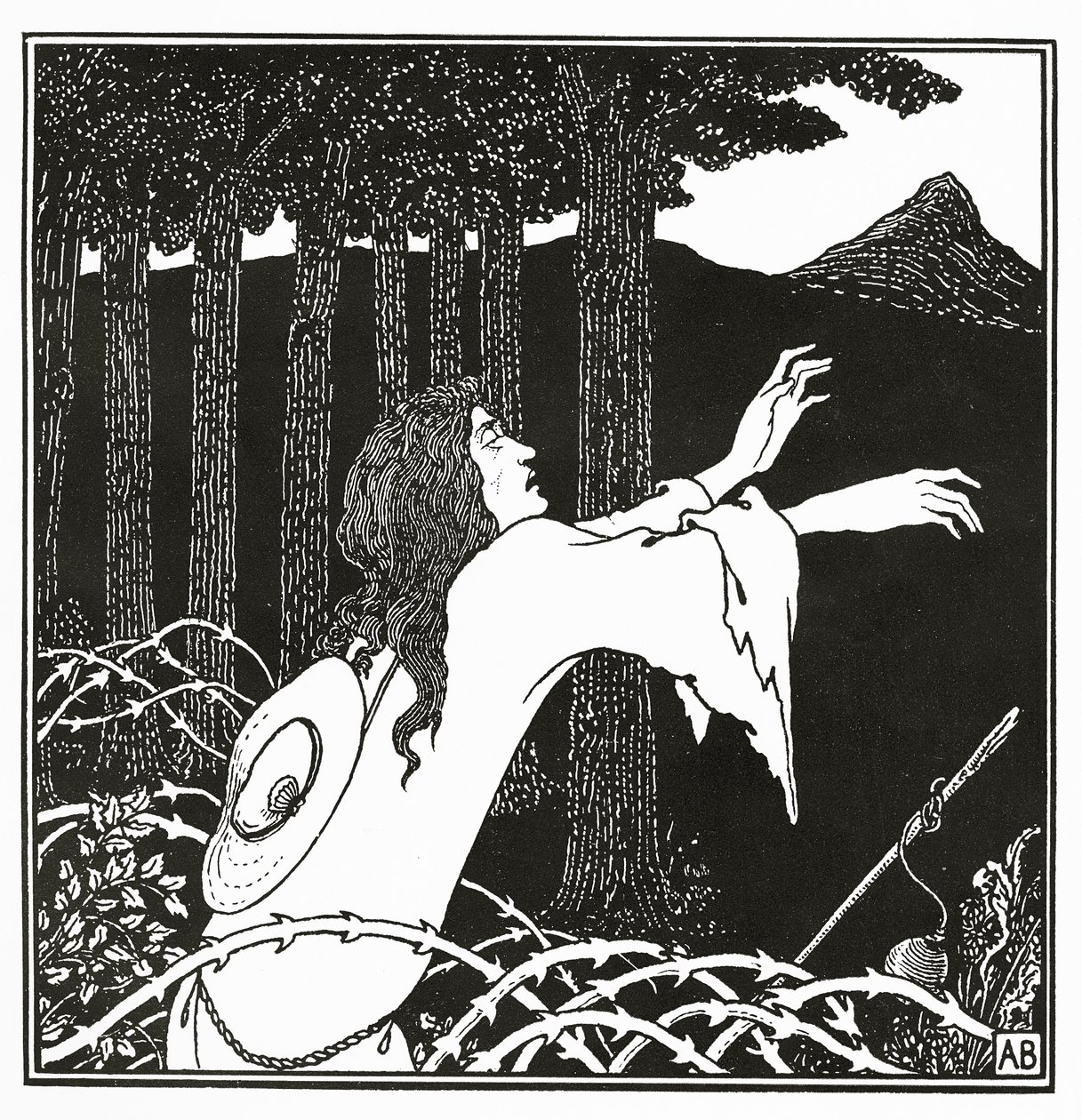 Die Rückkehr von Tannhäuser zum Venusberg, aus 