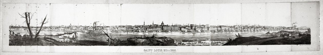 Saint Louis, MO. 1855 von August Gast and Company