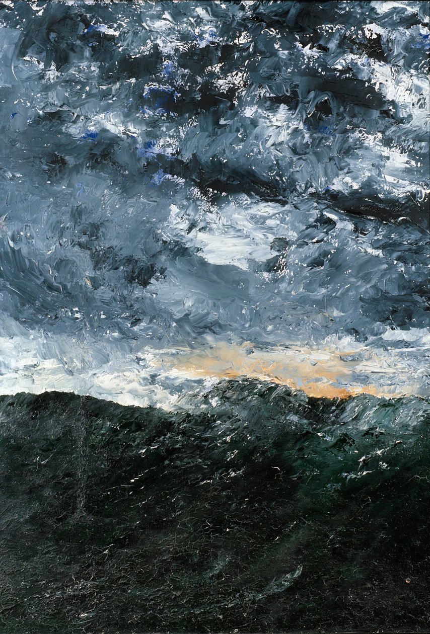 Landschaft, Seestück - Vâgen VIII (Welle VIII) von August Johan Strindberg