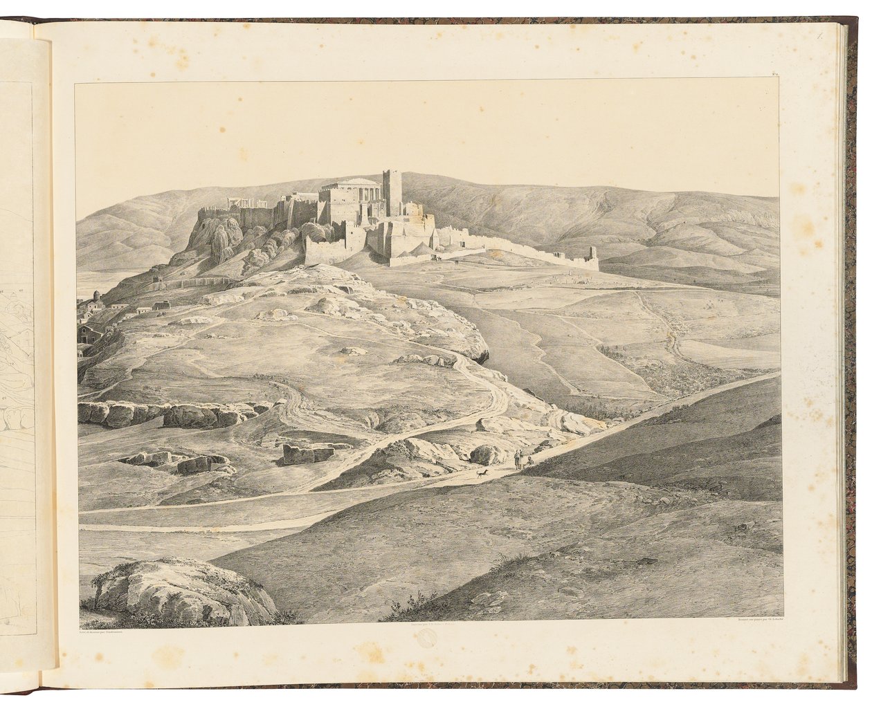 Athen vom Hügel der Nymphen aus gesehen, 1841 von August Ferdinand Stademann