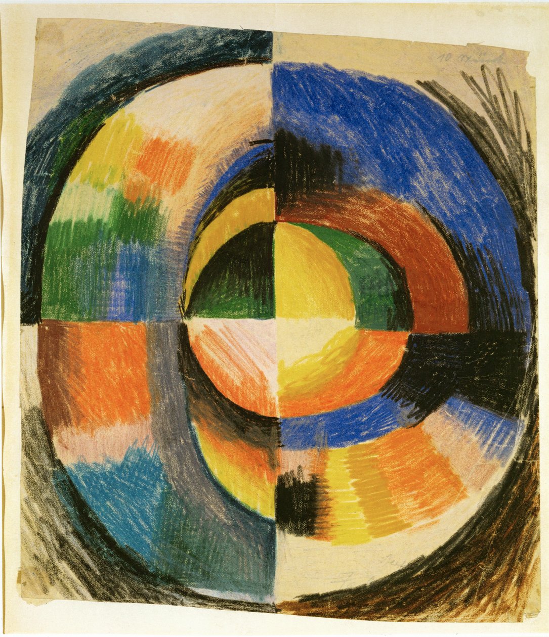 Spielende Formen von August Macke