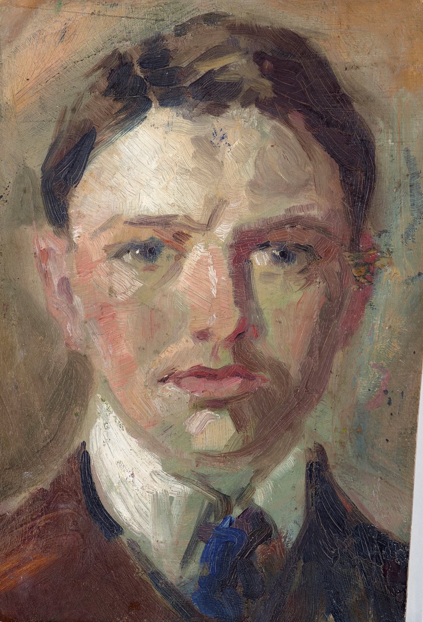 Studie zu einem Selbstporträt von August Macke