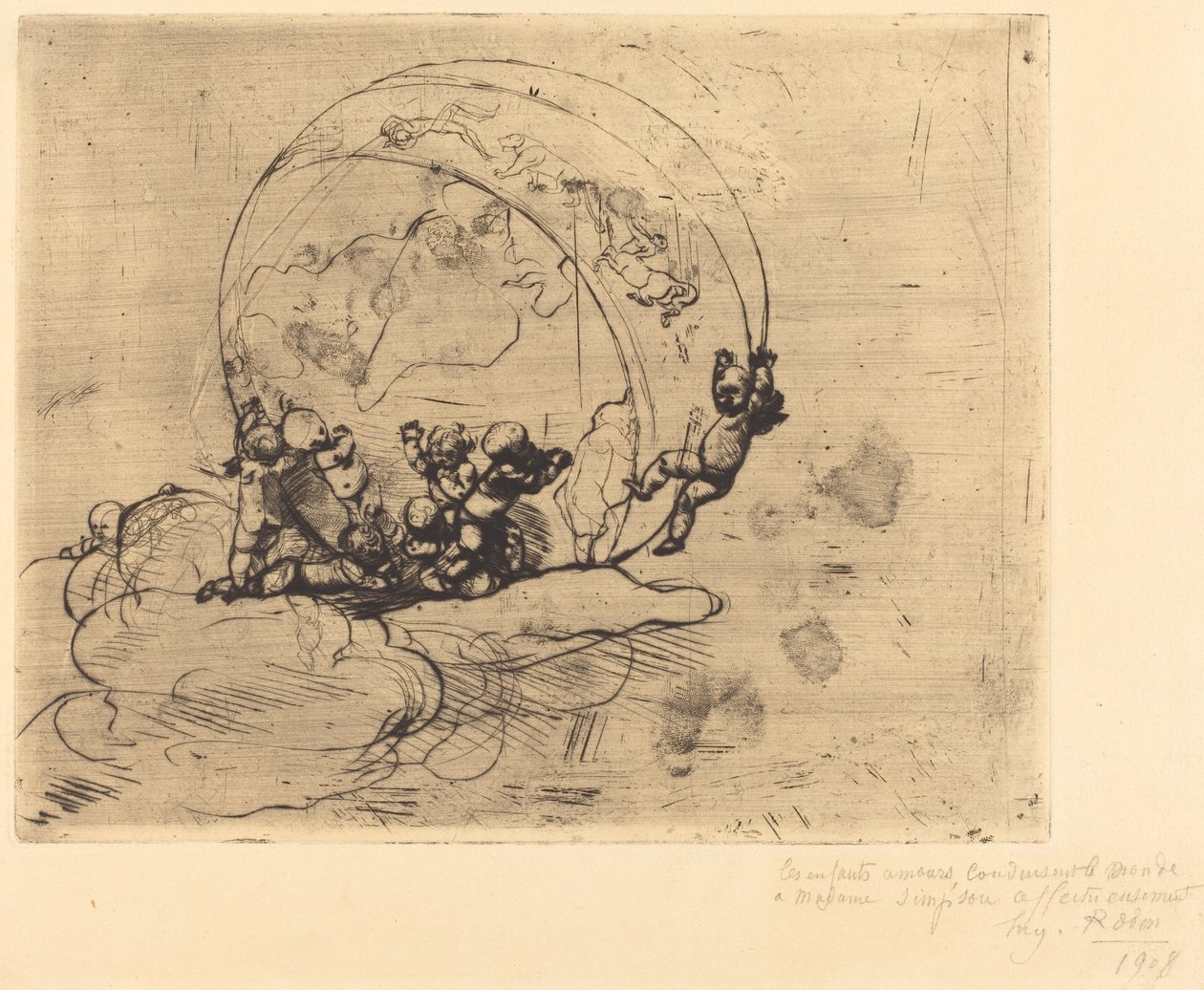 Die Lieben führen die Welt von Auguste Rodin