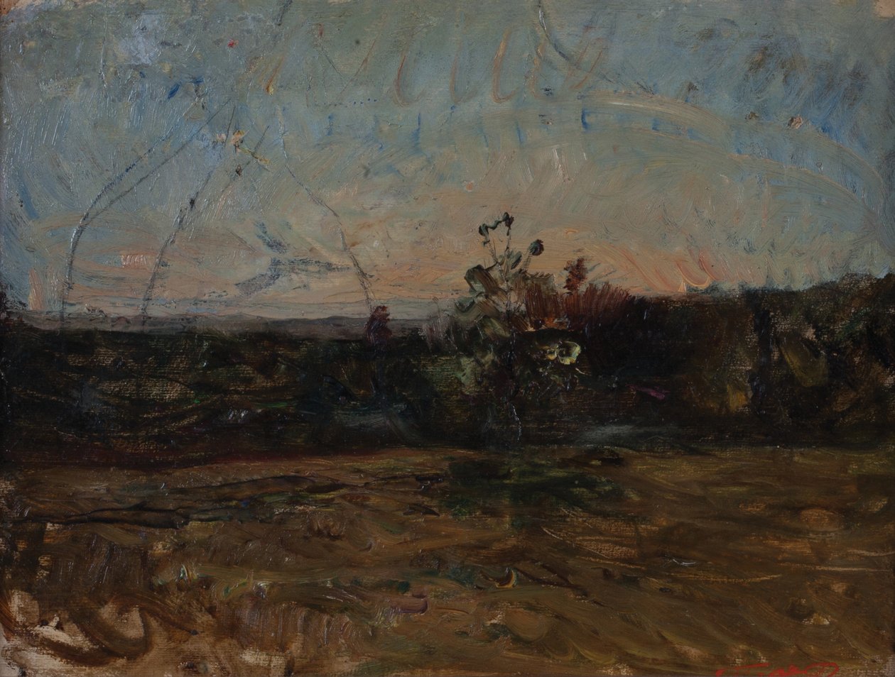 Landschaft des 19. Jahrhunderts von Auguste Francois Ravier