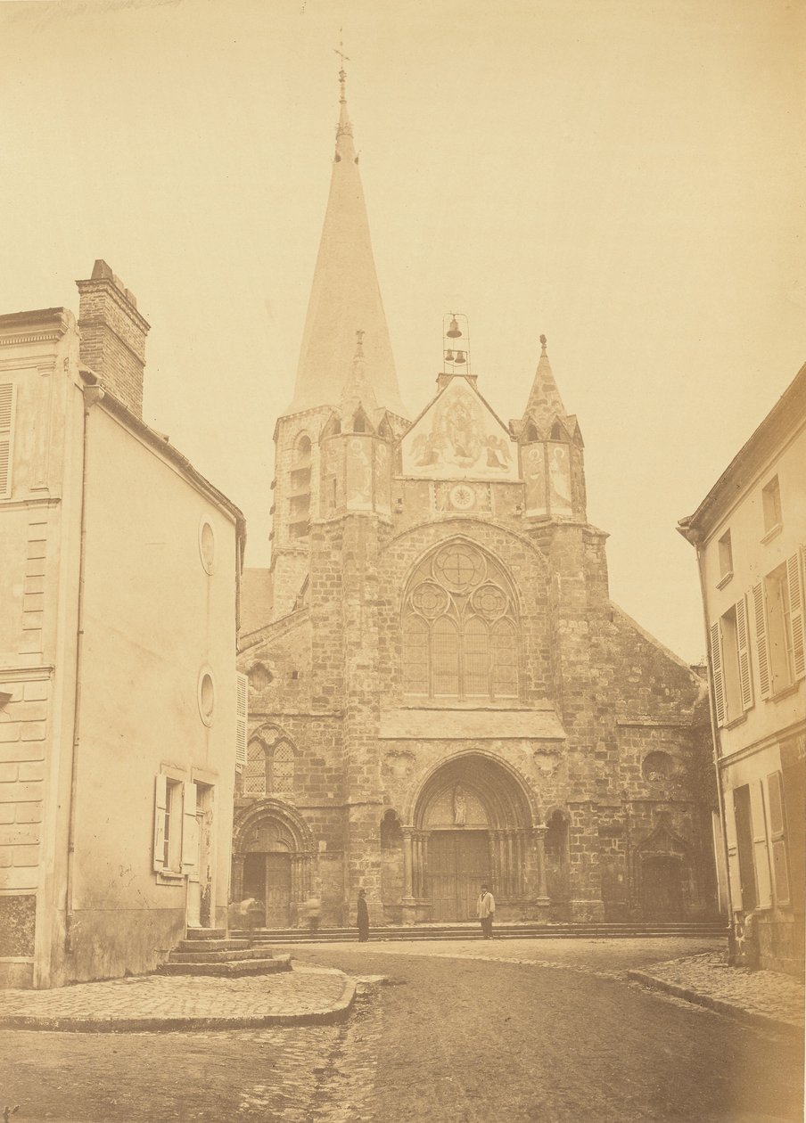 Kirche von Priseaux (Loiret) nahe der Station dieses Namens von Auguste Hippolyte Collard