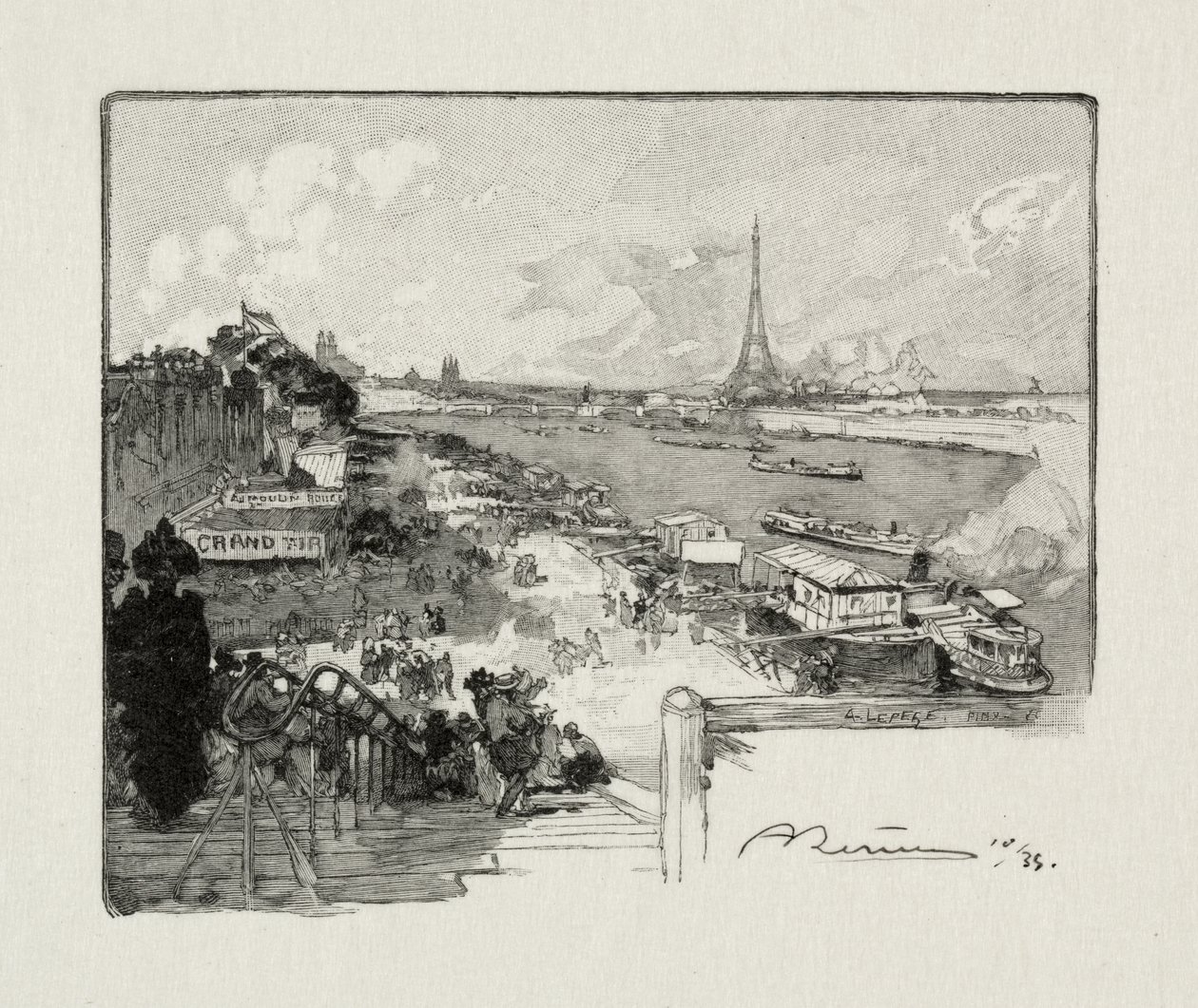 Der Tagesanbruch von Auguste Louis Lepère