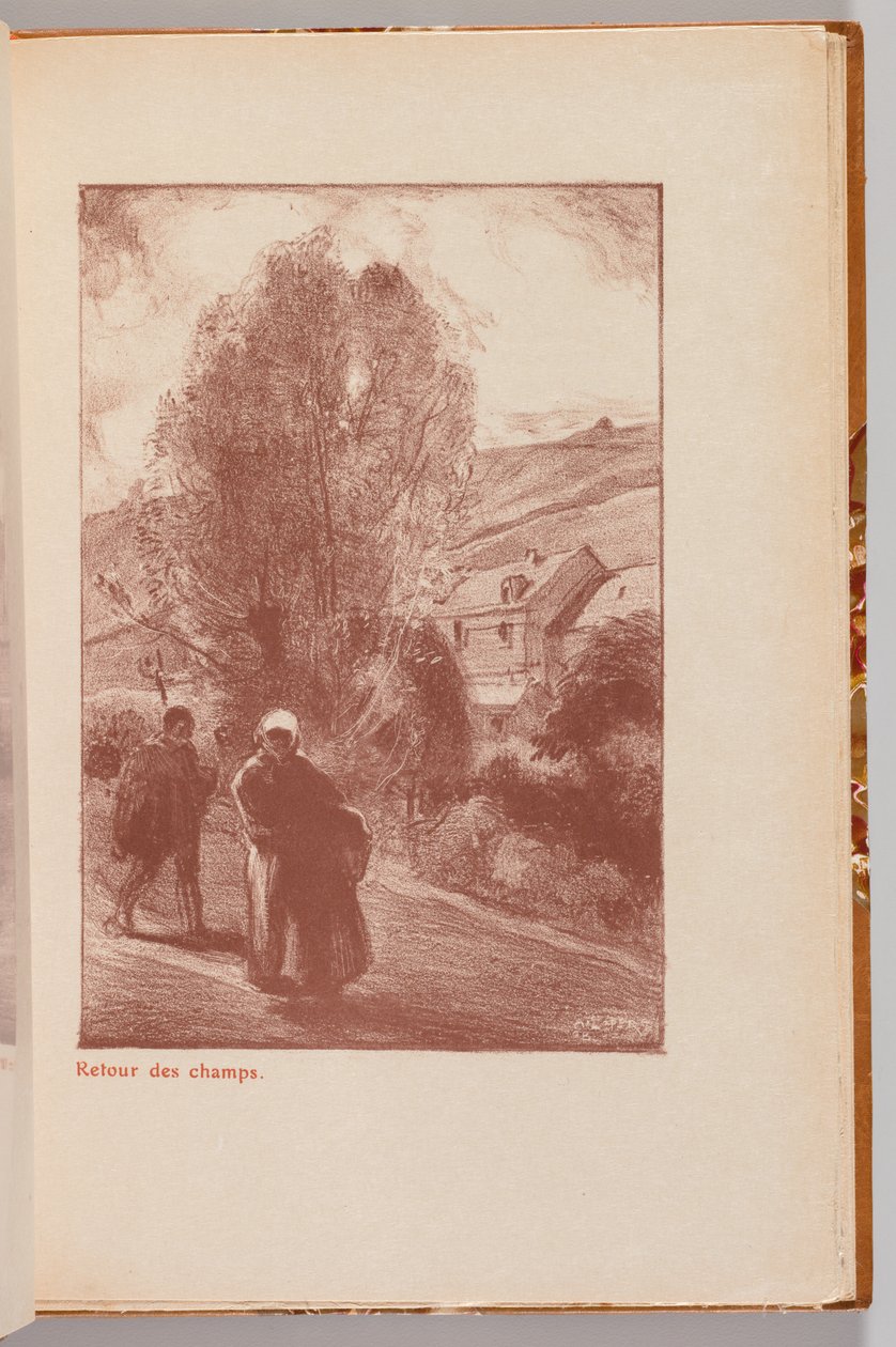 Katalog der Ausstellung von Auguste Lepère: Rückkehr vom Feld von Auguste Louis Lepère